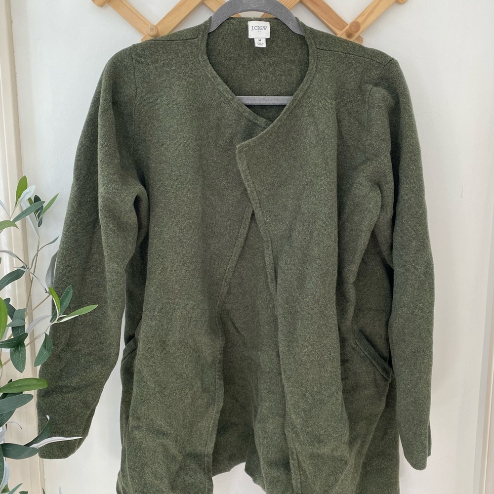 JCrew overlay sweater
